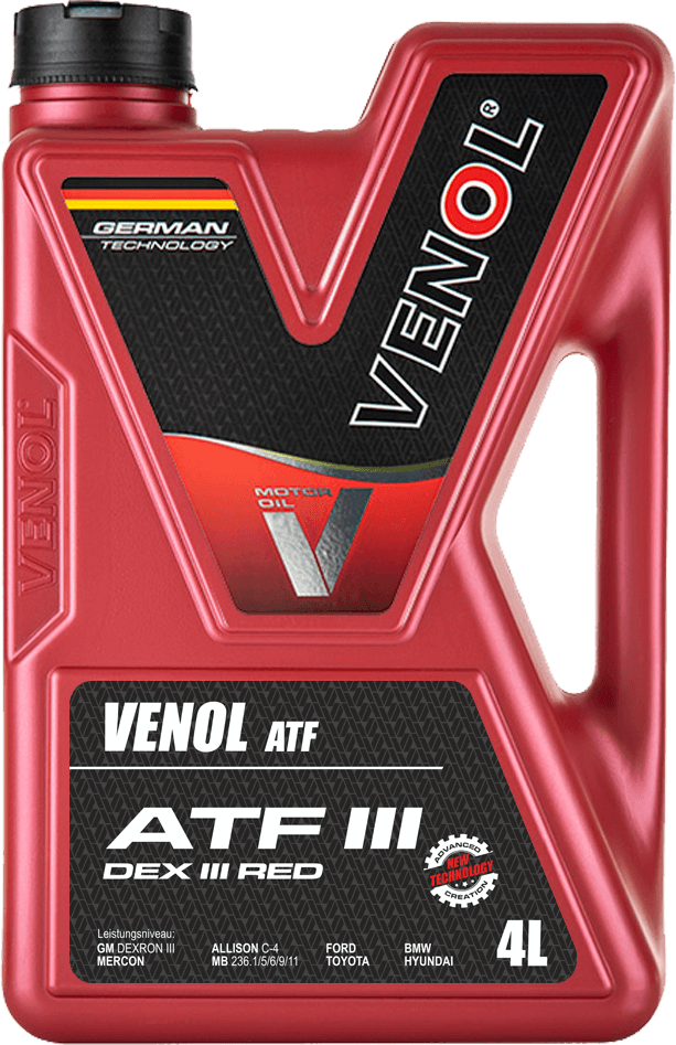 OLEJ PRZEKŁADNIOWY VENOL ATF III DEX III RED_4L